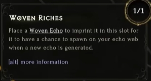 last epoch woven riches effect description